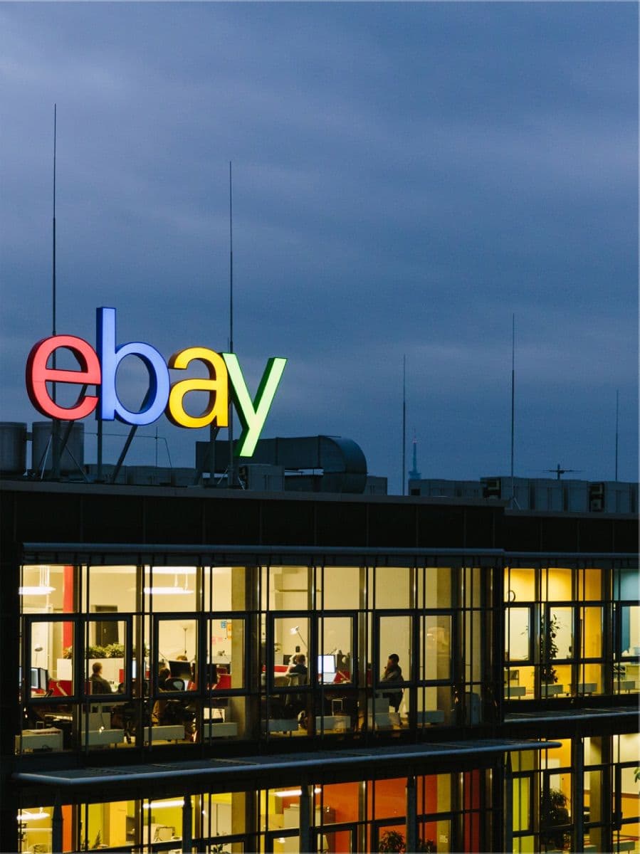 eBay headquarters at dusk